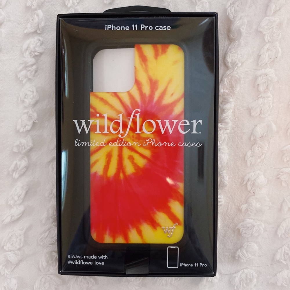Wildflower tie dye iphone 11 pro case